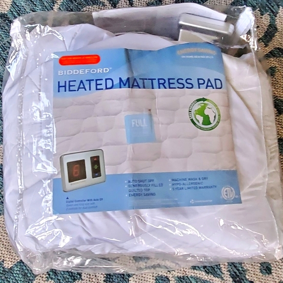 Biddeford | Bedding | Biddeford Full Size Heated Mattress Pad | Poshmark